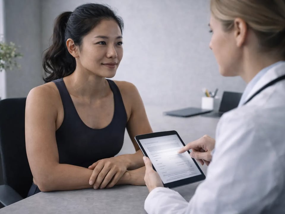 Clinical consultation setting emphasizing provider-led medical decisions