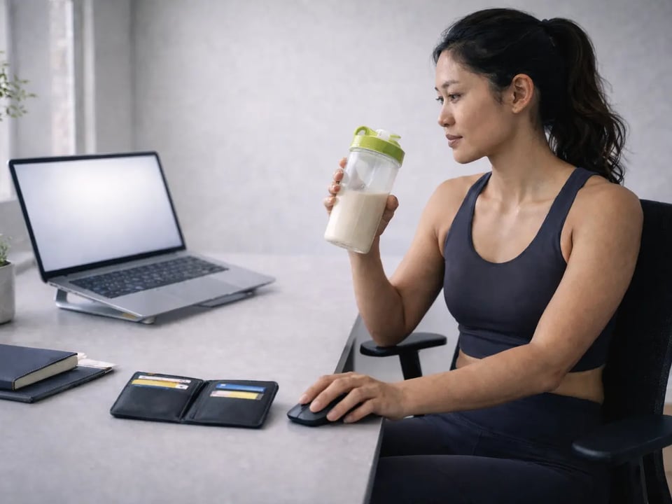 Desk scene with notebook and financial planning visuals representing transparent pricing